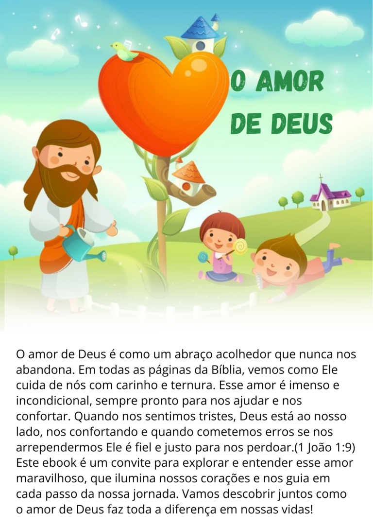 Cópia de O AMOR DE DEUS